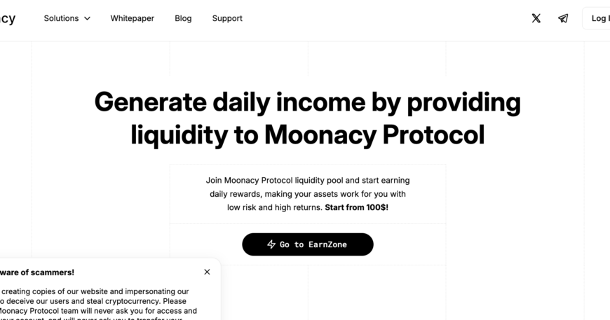 Moonacy Protocol Review: Liquidity Pool Scam