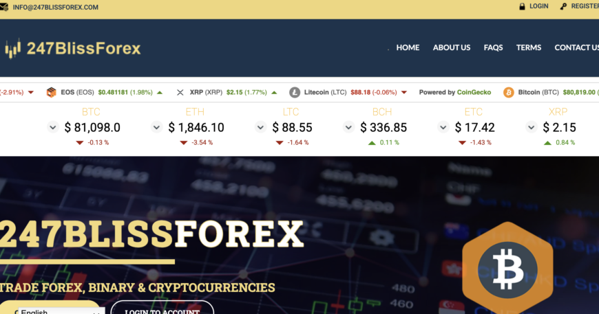 247BLISSFOREX: A Fraudulent Broker Preying on Investors