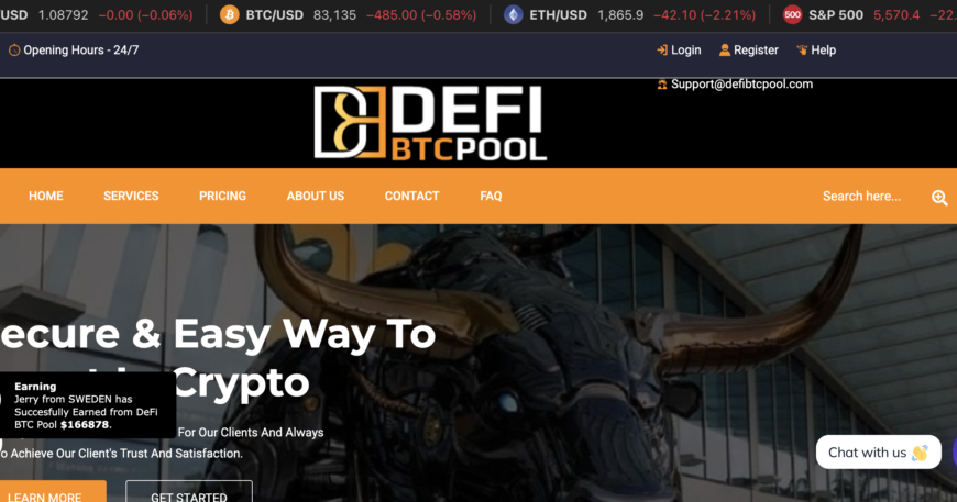 Defibtcpool Review: A Deceptive Liquidity Mining Scam