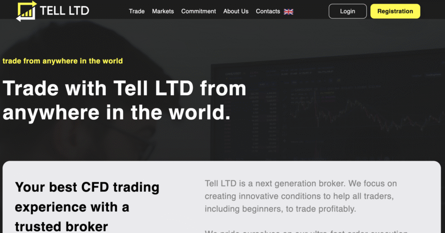 Tellltd and Trade.tellltd Review — Unregulated High-Yield Trap