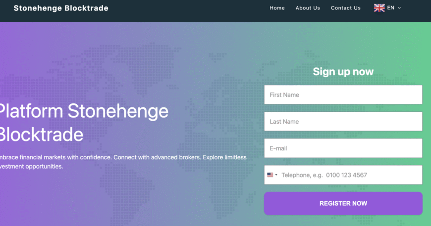 Stonehengeblocktrade.net Review – Unregulated Platform 