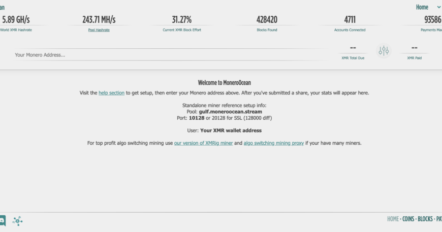 Moneroocean.stream Under Scrutiny