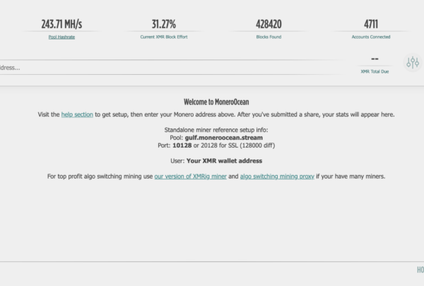 Moneroocean.stream Under Scrutiny